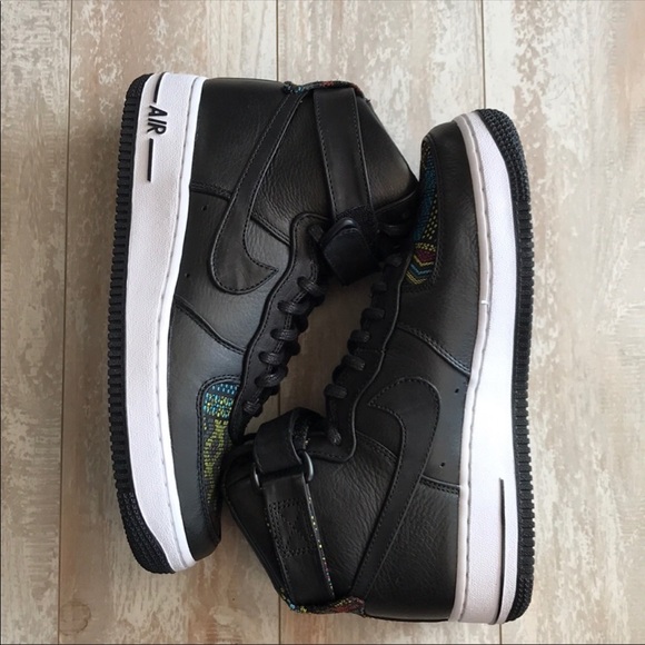 NWT Nike Air Force 1 QS Tribal Print black - Picture 5 of 8